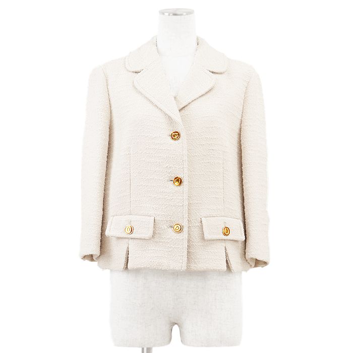 GUCCI グッチ ラペルドジャケット ファインブークレツイード