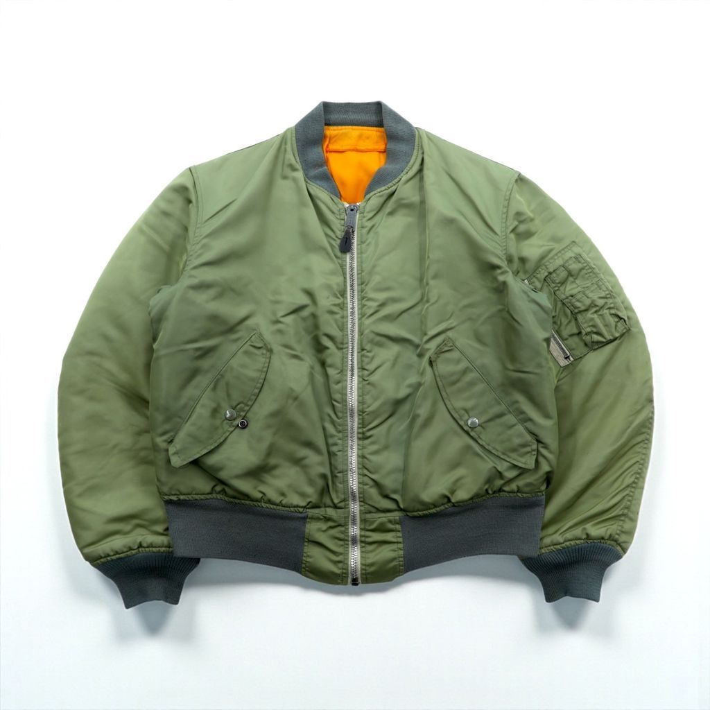 US Military 90s Vintage MA-1 Flight Jacket GREENBRIER 米国製
