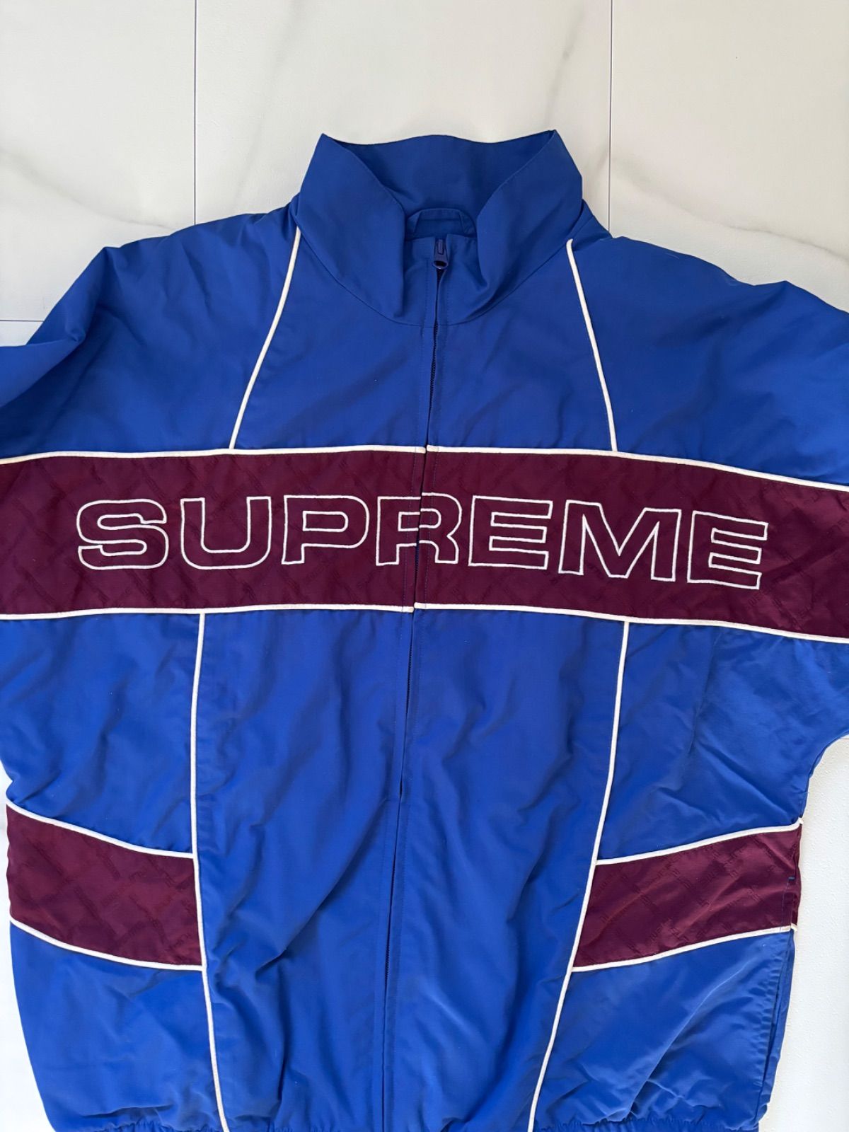 22aw Supreme Jacquard Panel Track Jacket セットアッジャージ