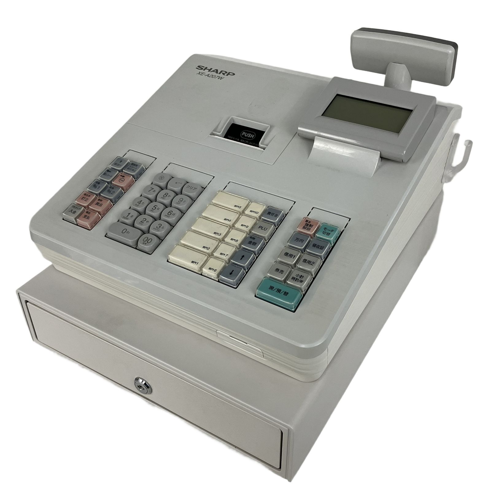 SHARP XE-A 207 W 電子レジスター レジ キャッシャー