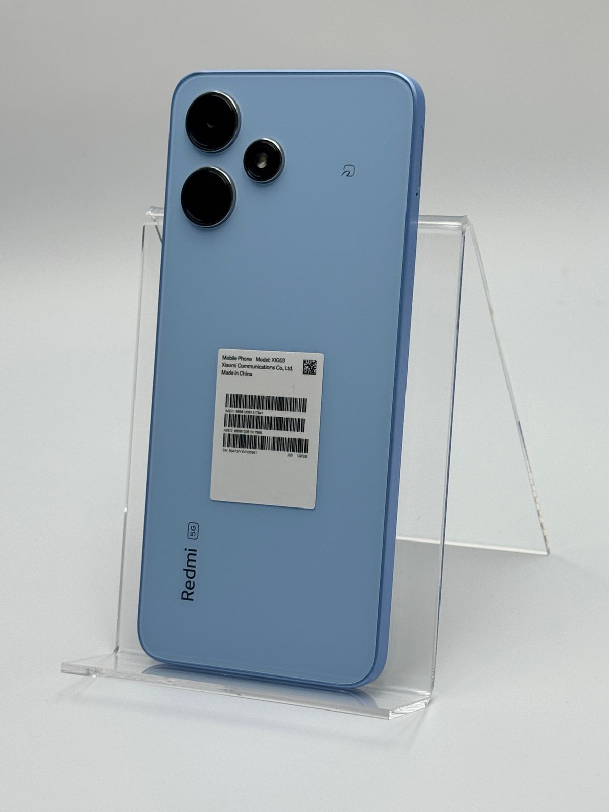 A Redmi 12 5 G XIG 03 4 GB 128 スカイブルー SIMフリー 白ロム