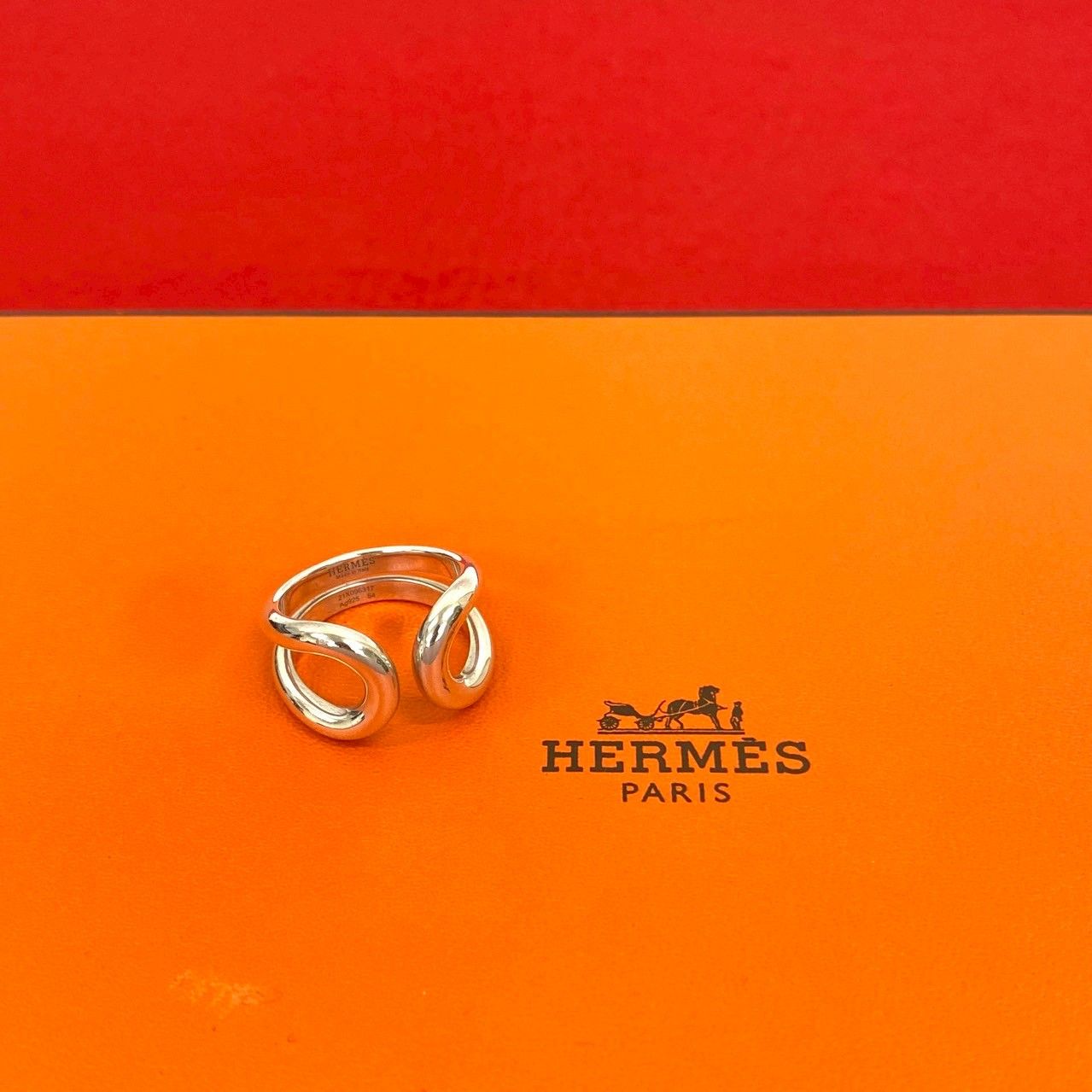 HERMES エルメス リマ PM シルバー925 リング 指輪 13号 アクセサリー レディース メンズ シルバー 95444