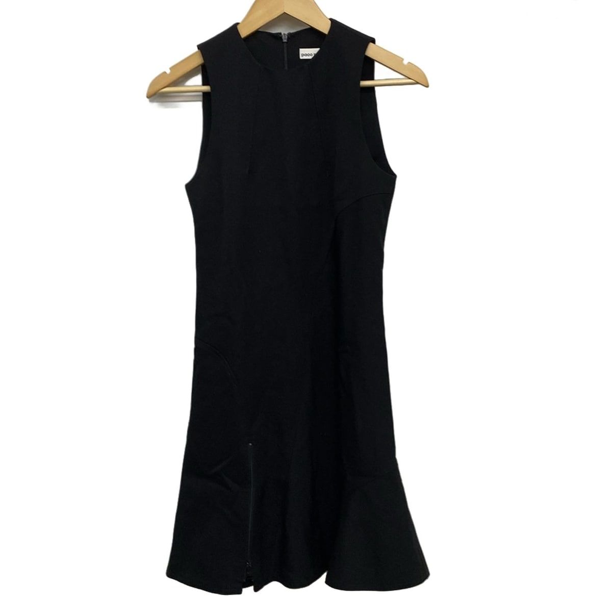 paco rabanne パコラバンヌ ワンピース サイズ34 S レディース - 黒 ノースリーブ|ロング