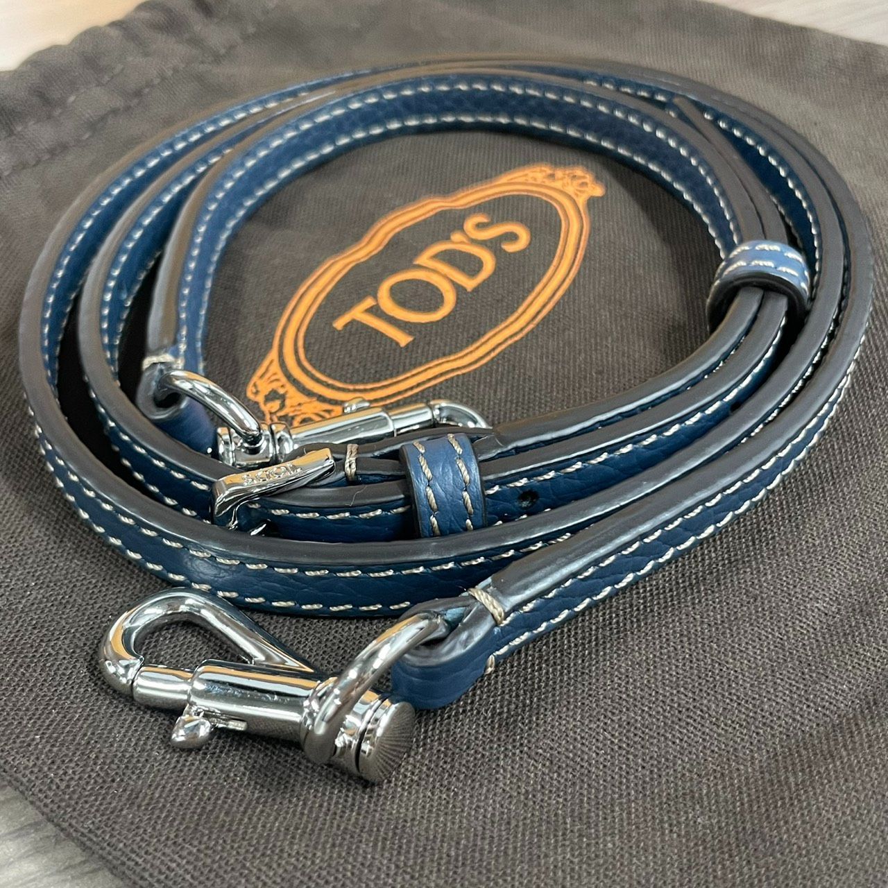 Tod's】トッズ レザー バッグ マイクロ ブルー グレー - メルカリ Tod's】トッズ レザー バッグ マイクロ ブルー グレー - メルカリ