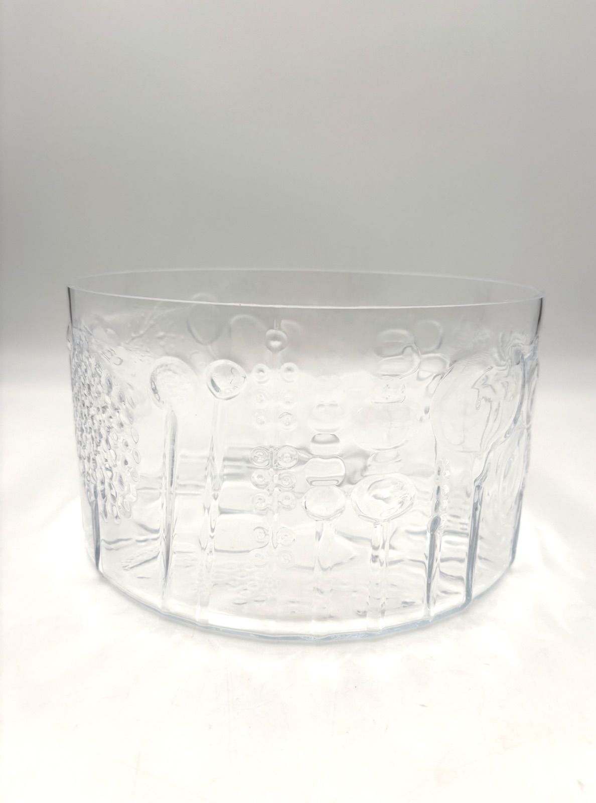 iittala イッタラ 北欧 ヴィンテージ 24 cm クリア フローラ ボウル 特大