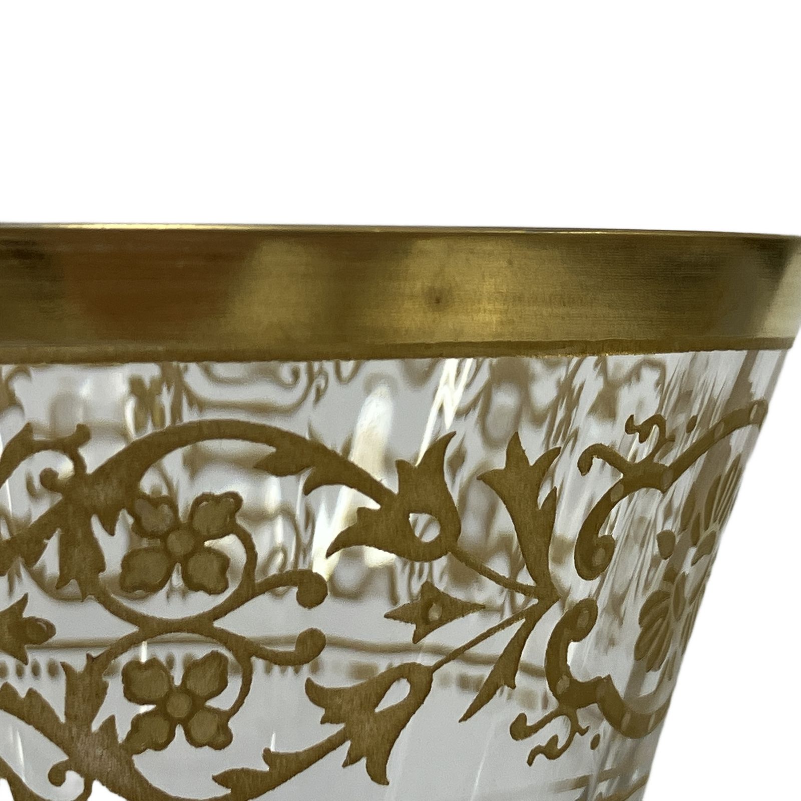  Baccarat バカラ リヴォリ ワイングラス ペア 2客セット クリスタル 金彩 洋食器 ブランド食器 コップ グラス コップ グラス 酒器