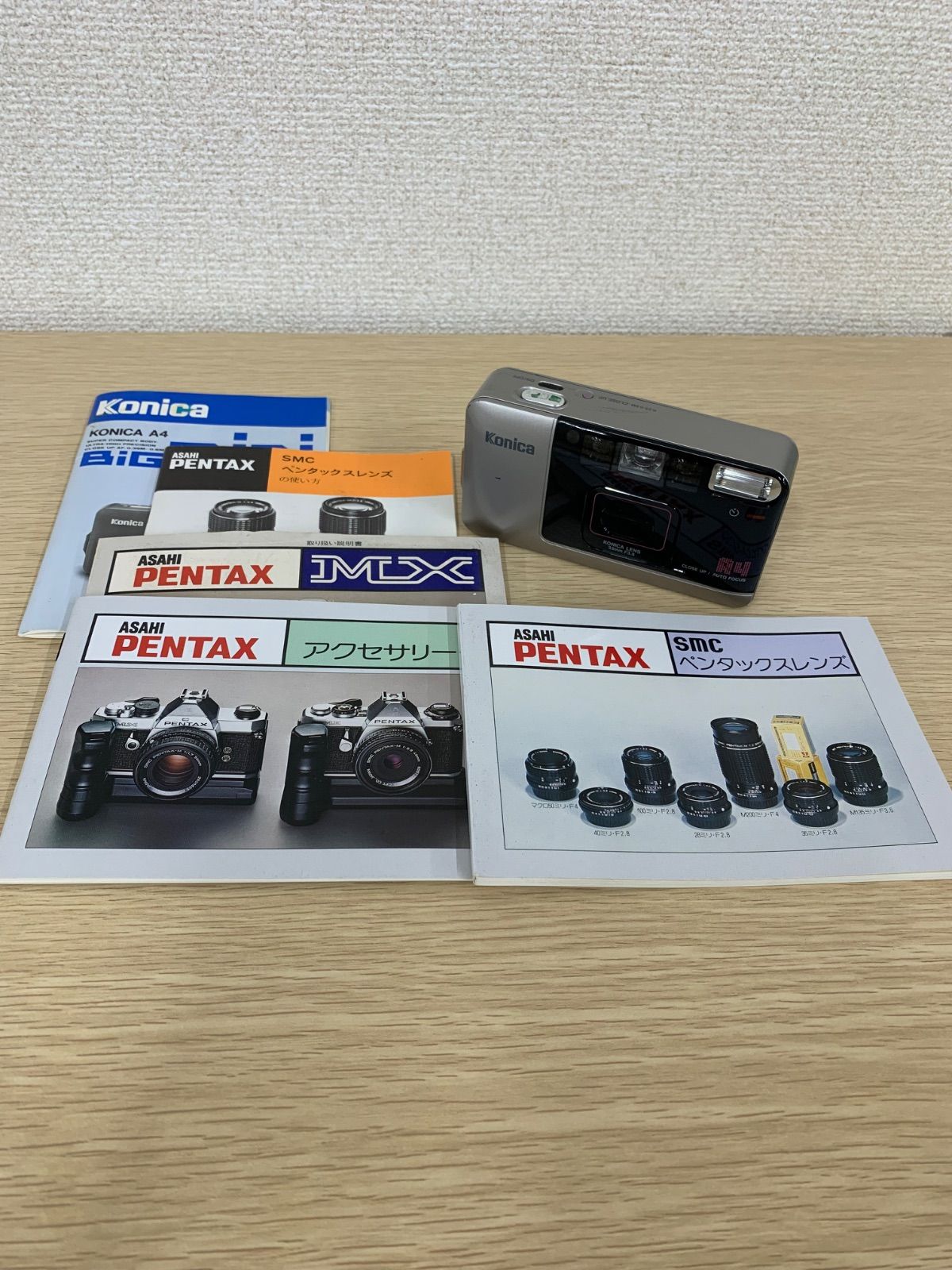 ○2【通電未確認】Konica Big mini A4 ビッグミニ フィルムカメラ