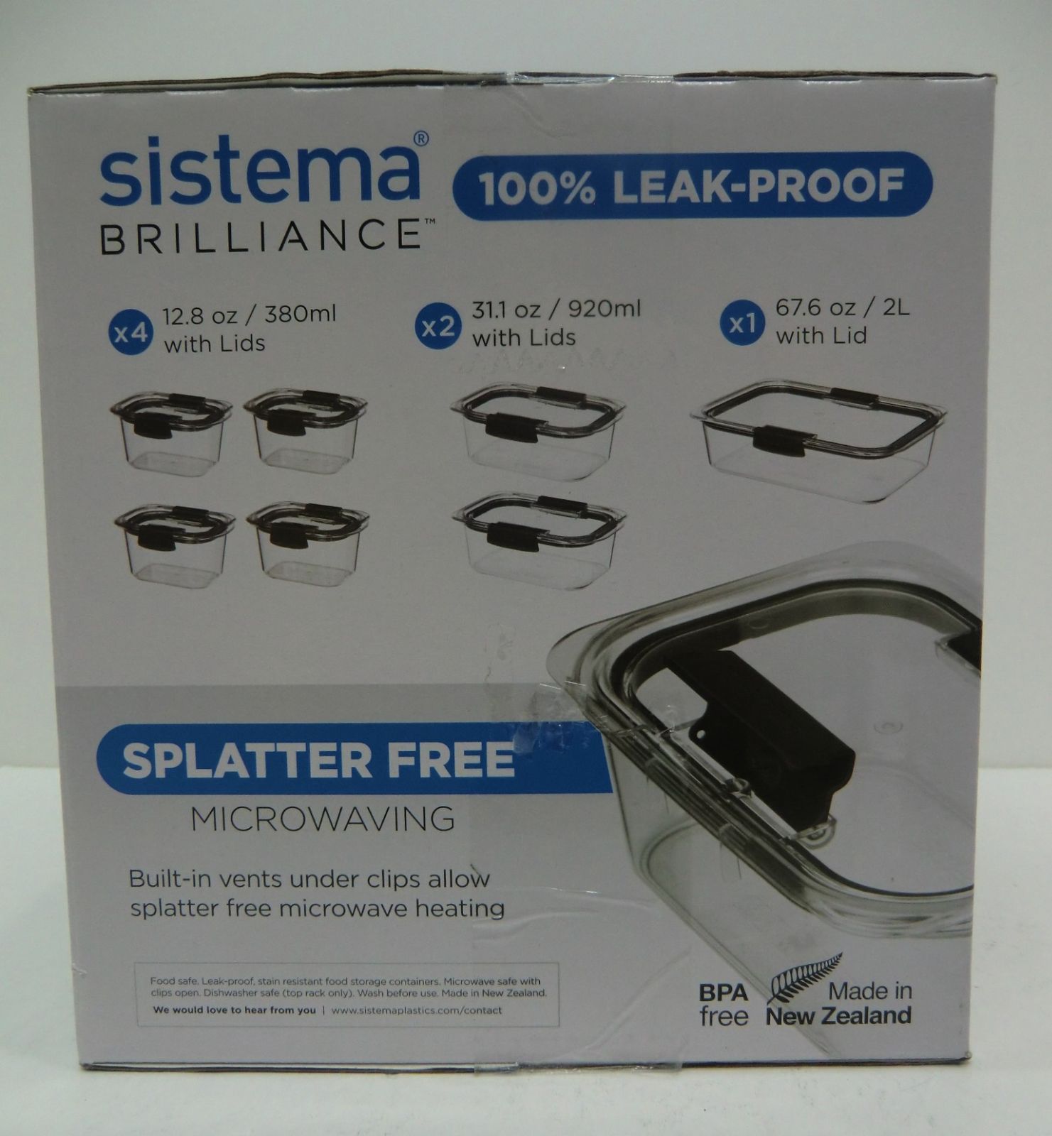未使用品】sistema BRILLIANCE システマブリリアンス 14ピースパック