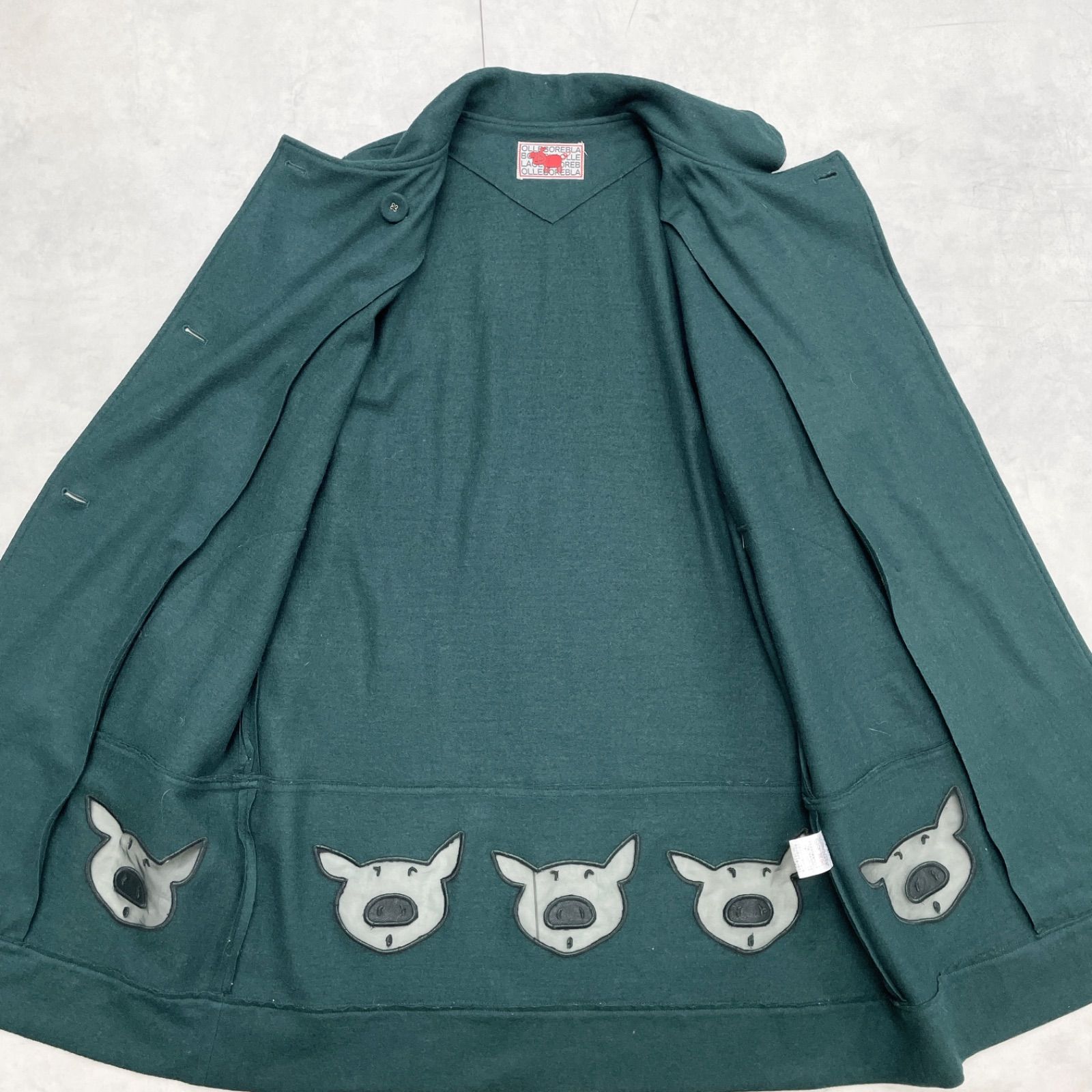 OLLEBOREBLA オレボレブラ アルベロベロ ロングコート ぶたさんレース