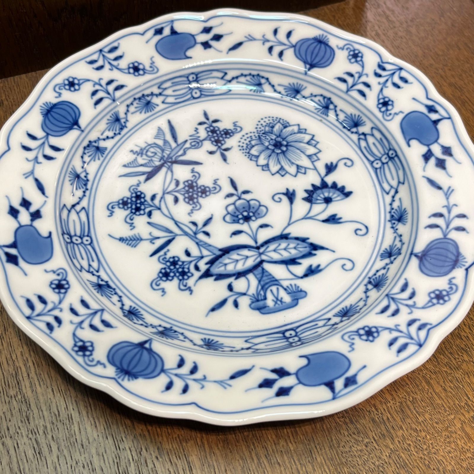 Meissen マイセン ブルーオニオン プレート 18cm - メルカリ
