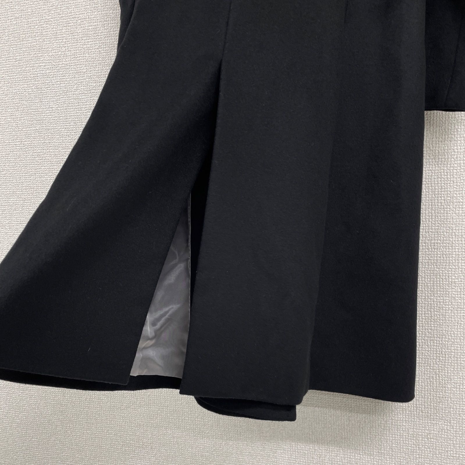 INED イネド ロングコート ベルト ファッション カシミヤ100