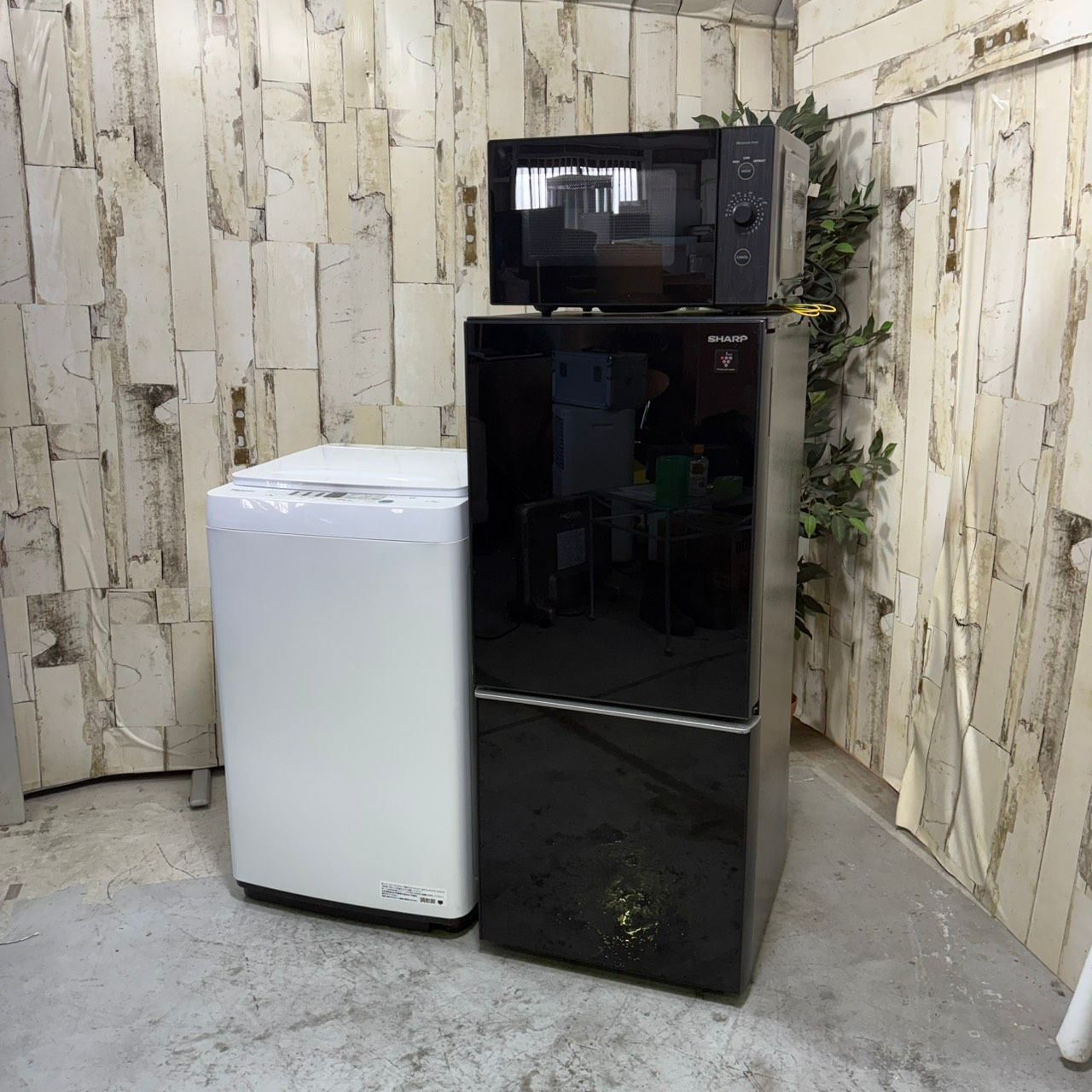 2020-21年製】洗濯機 冷蔵庫 電子レンジ 3点セット Hisense HW-T45F