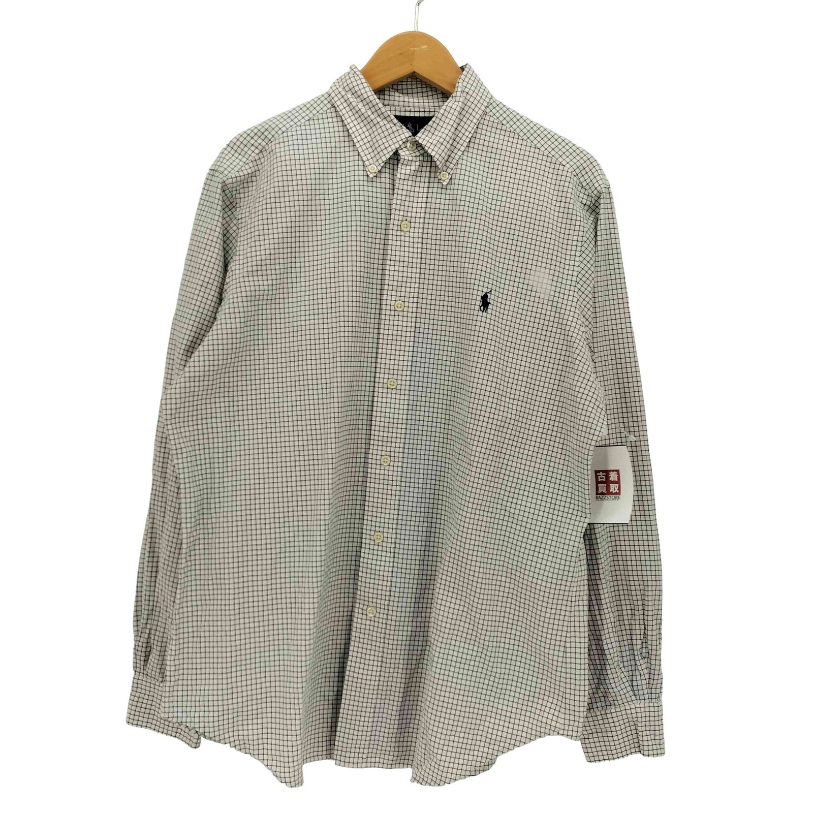 90s Ralph Lauren ラルフローレン バスクシャツUSA製 M ラルフローレン RALPH LAUREN 90S 香港製 CLASSIC FIT ポニー刺繍