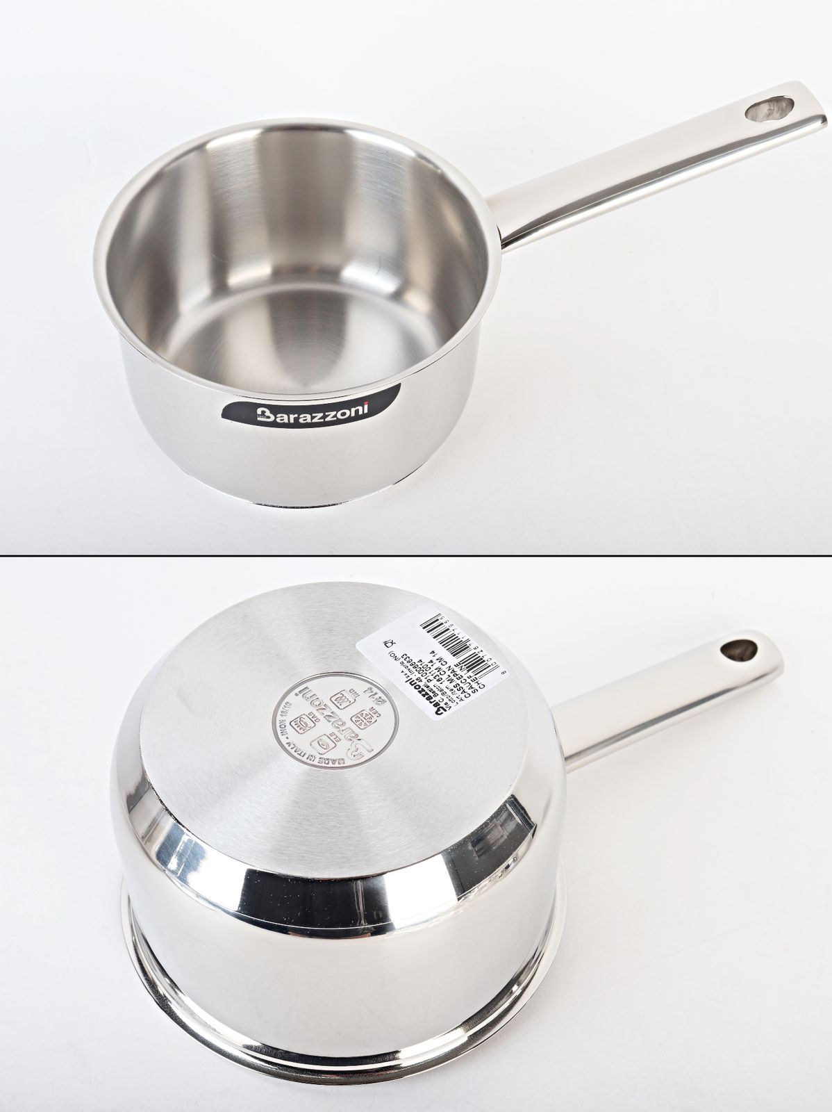  訳あり Barazzoni 鍋セット 9点 CHEF LINE 163909 両手鍋 片手鍋 ゾーニ シェフライン IH 食洗機 展示♥品 R 2512 113 両手鍋 鍋 グリル