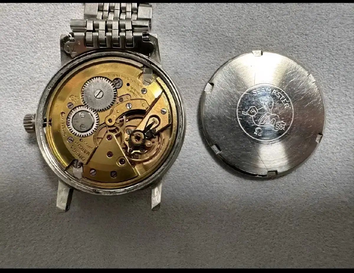  オメガ シーマスター 600 ヴィンテージ cal 手巻き 自動巻き時計 腕時計(アナログ)