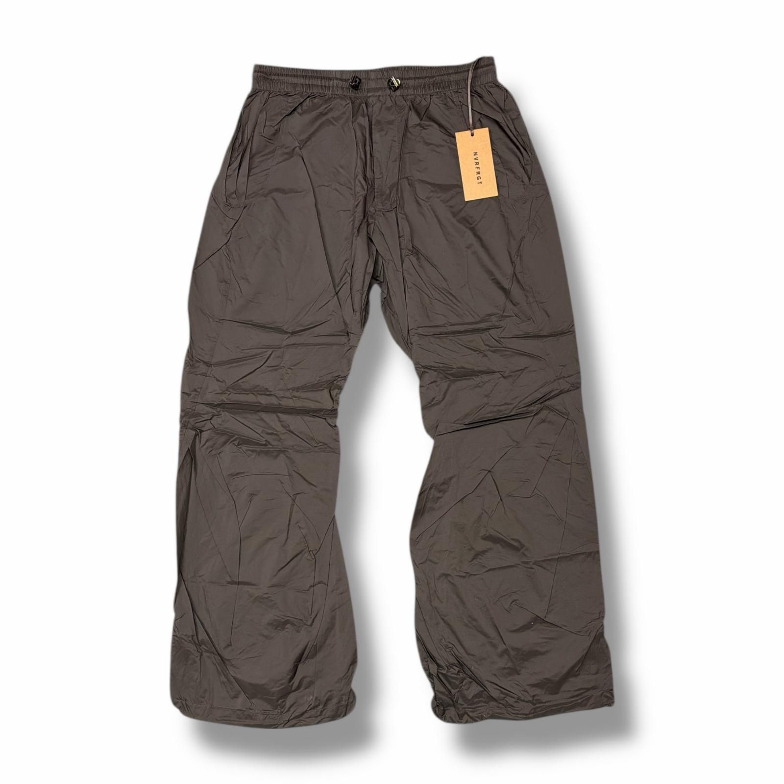 参考上代52800円 未使用 NVRFRGT PANELED LIGHT WEIGHT TRACK PANTS