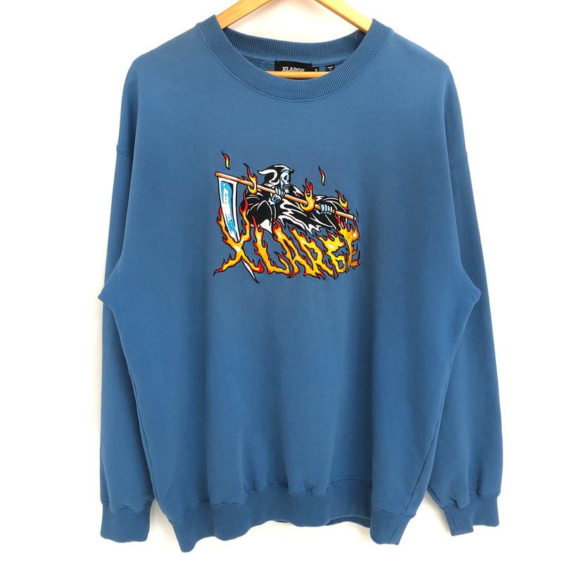 品 XLARGE エクストララージ SWEAT スウェット トレーナー 長袖 トップス ストリート系 142-260107-rs-06-fur