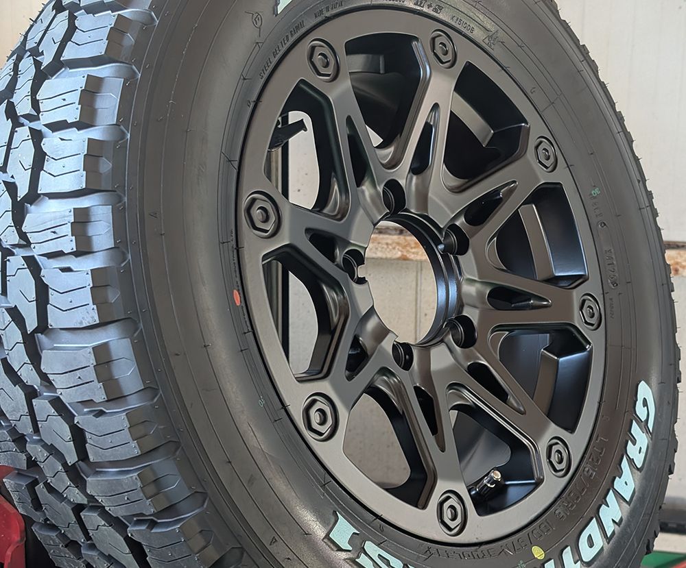  JB 64 ジムニー スタッドレス 16インチ ダンロップ グラントレック XS 1 215|70 R 16 ホワイトレター 16インチ タイヤ ホイールセット