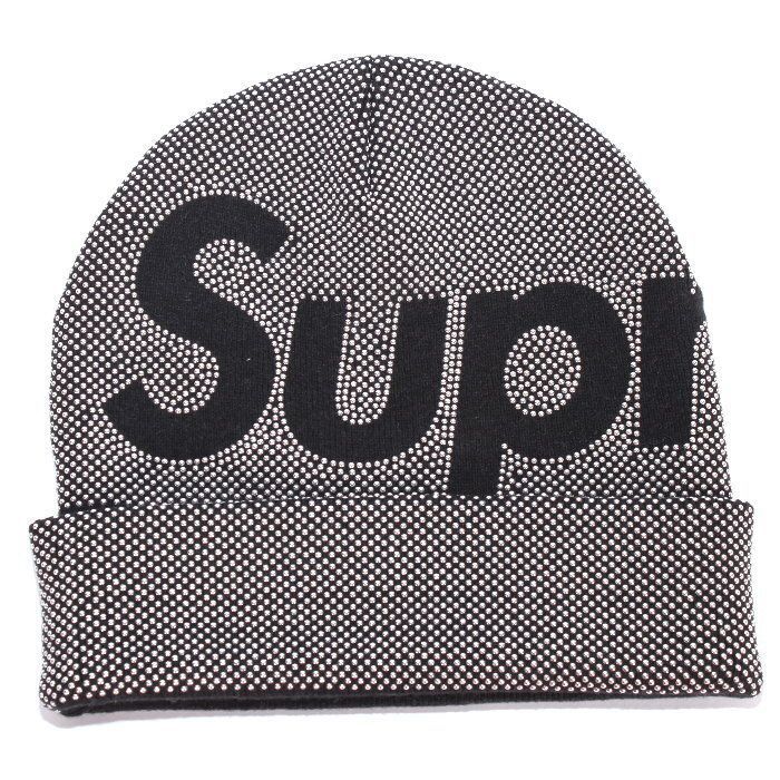 Supreme シュプリーム スタッズ ノックアウト ビッグロゴ ビーニー Studded Knockout Big Logo Beanie 4カラー フリーサイズ カシミヤ混紡 ビジュー ニット帽 キャップ 帽子 ハット メンズ レディース ユニセックス