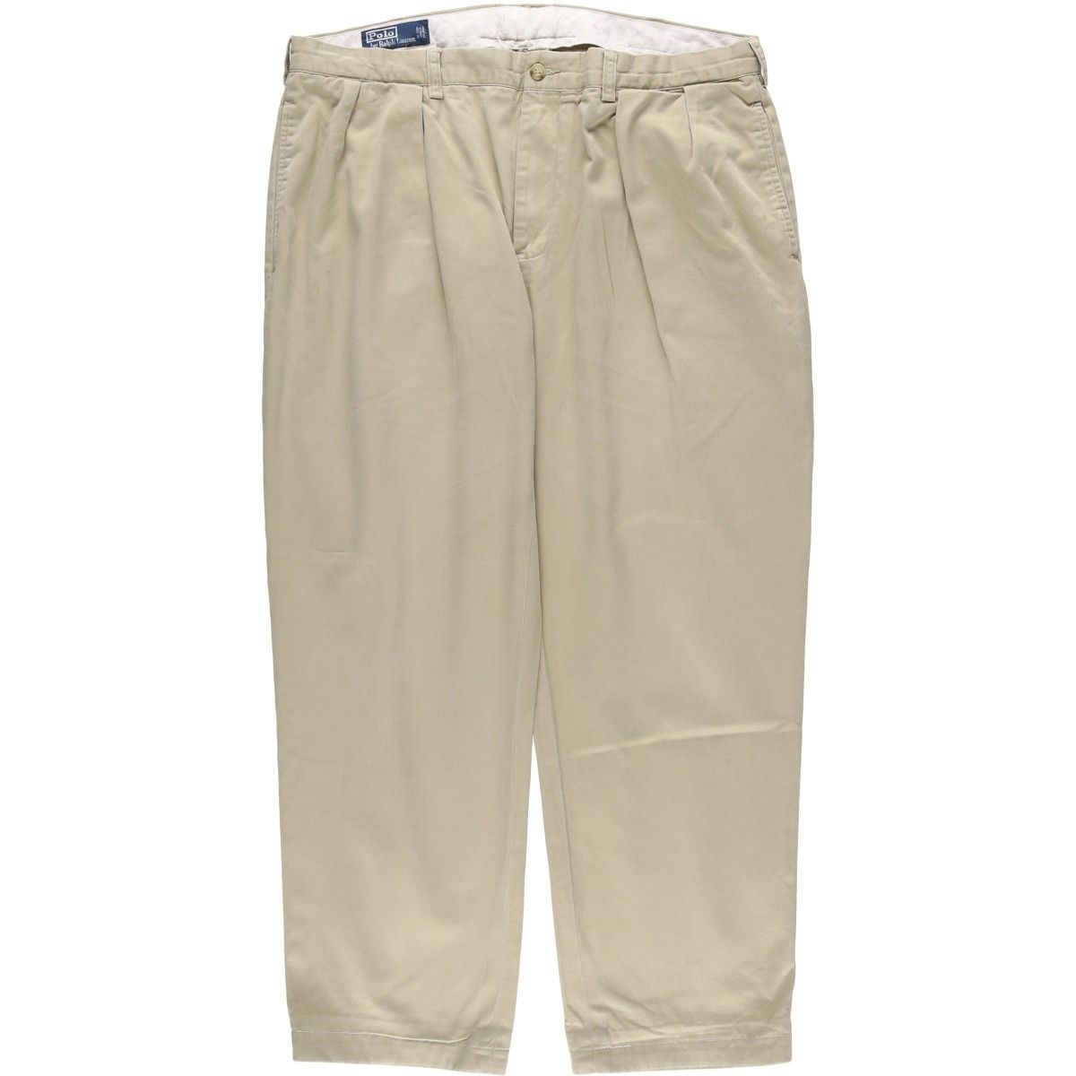 古着 ラルフローレン Ralph Lauren POLO by ツータック チノパンツ メンズw 37相当|eaa 606216