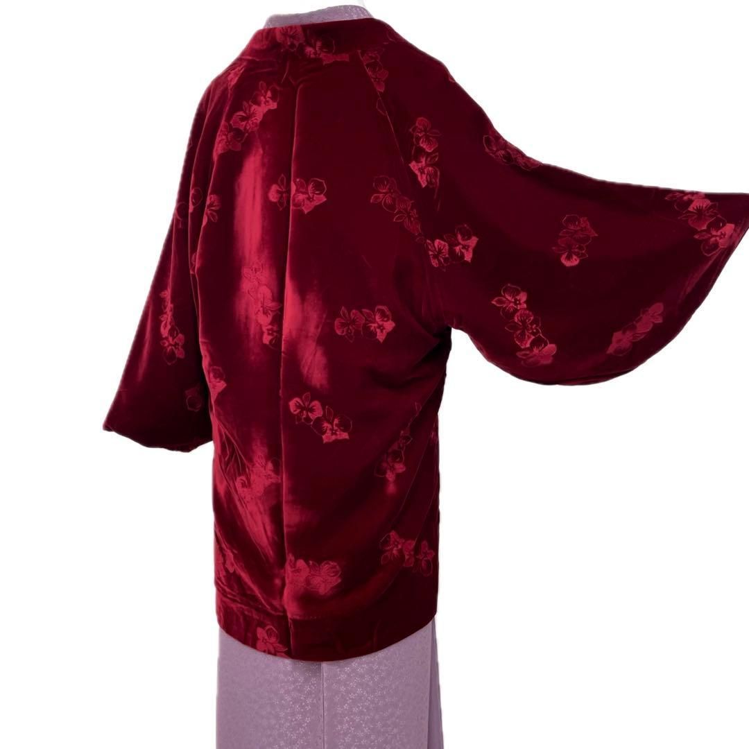 着物と帯 時流 コ251047◆ベルベットコート◆Budo