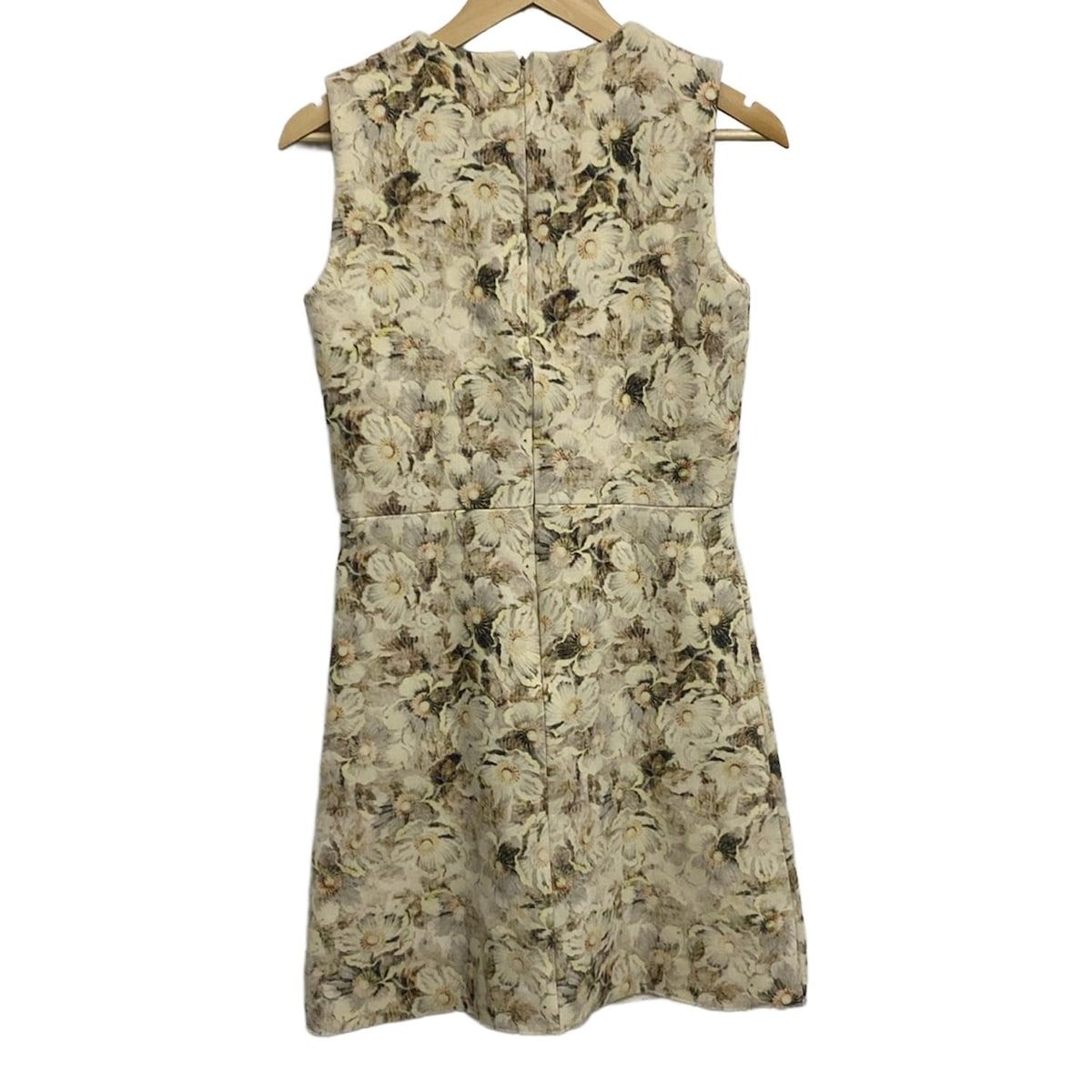 Chloe クロエ ワンピース サイズ36 S レディース - ベージュ×ピンク×マルチ ノースリーブ|ひざ丈|花柄