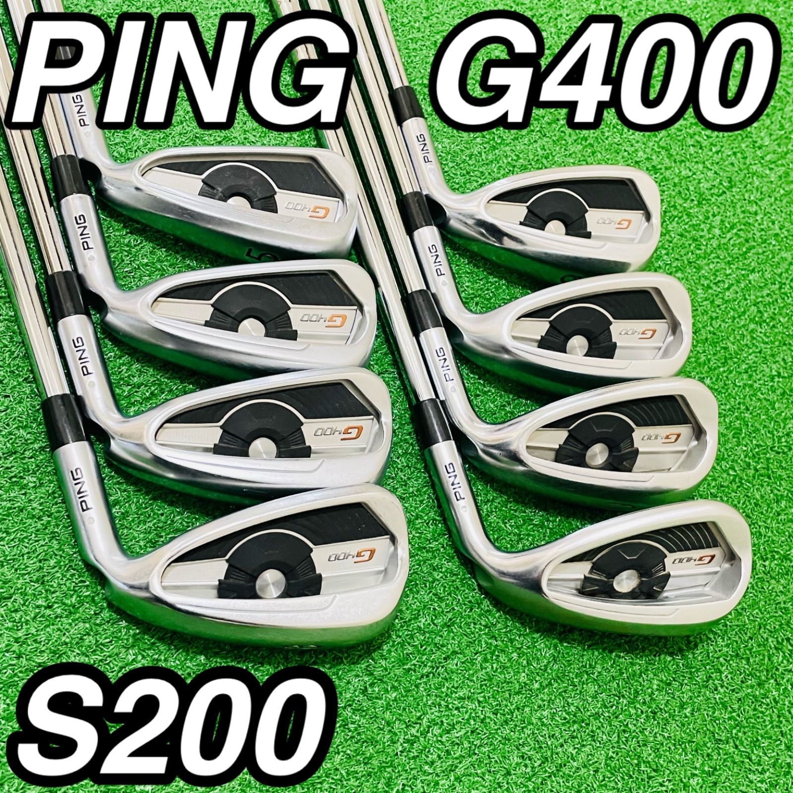 9501 PING G400 ピン アイアン8本セット Dynamic Gold 105