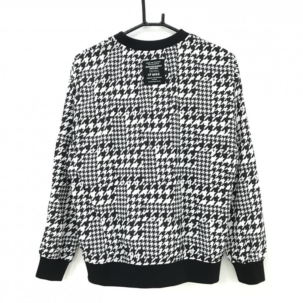 美品】マスターバニー スニード 黒×白 千鳥格子 裏地メッシュ ブルゾン