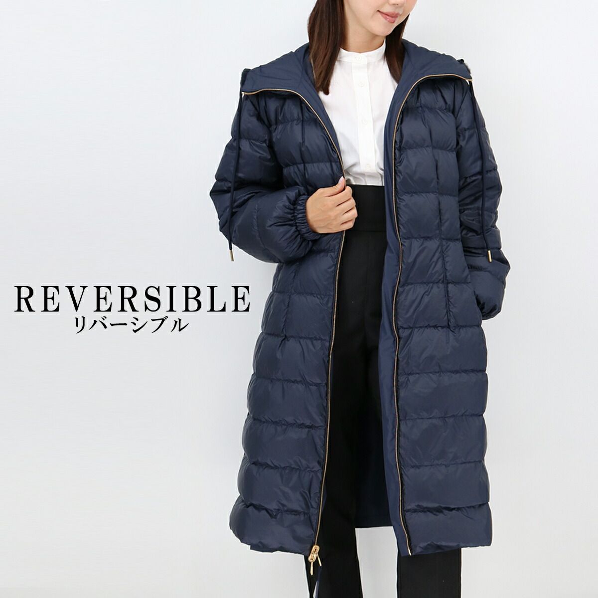 MONCLER ロングコート　ダウンジャケット　フード付 RN116347 MONCLER ロングコートダウンジャケットフード付 RN116347 【公式通販】