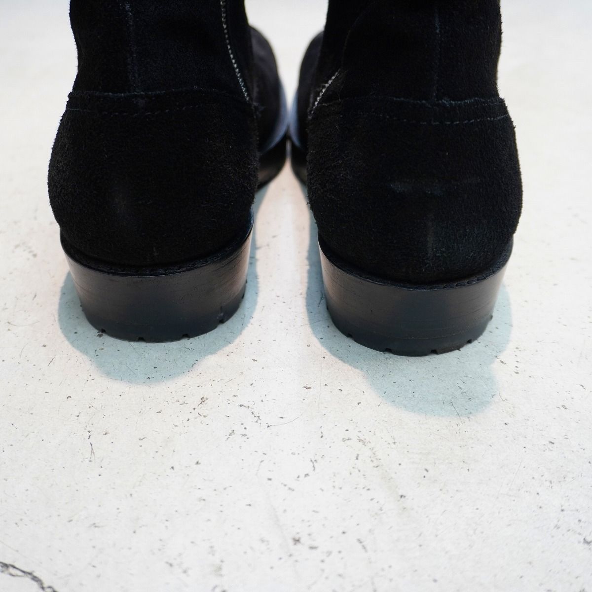  23 AW nonnative ノンネイティブ NN-F 4301 WORKER ZIP UP BOOTS COW LEATHER サイド ジップ スエード レザー ブーツ ブラック 黒 614 P♪ ワークブーツ ブーツ 革靴