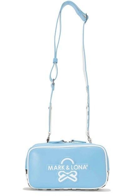  正規 MARK LONA マーク＆ロナ Ever Shoulder Pouch 2way スカルロゴポーチ MLS 5A SB23 ホワイト白 本物保証 店頭 B品汚れ有 トレーニング用品 ゴルフバッグ キャディバッグ ゴルフ