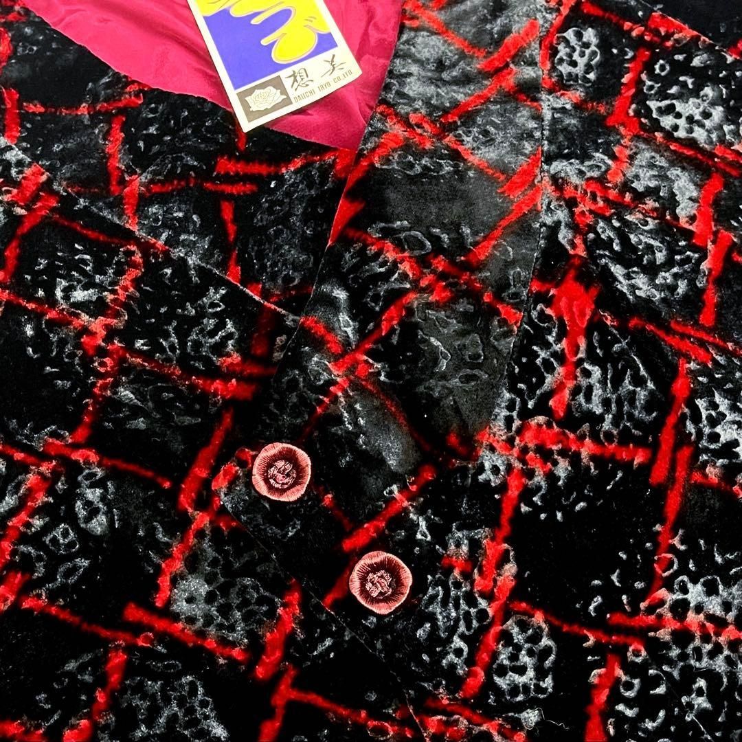 コ251045◆ベルベットコート◆裄ロング