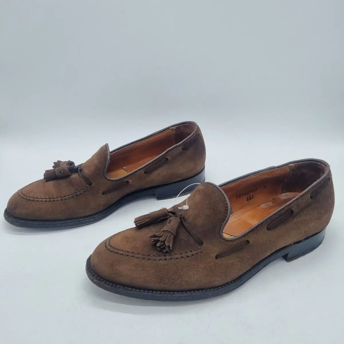 ALDEN 666 スウェード タッセルローファー メンズ 255 mm