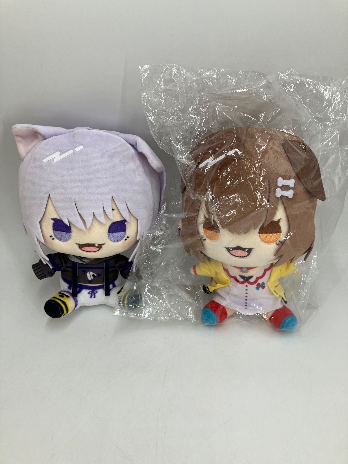 広店 ホロライブ もちどる ぬいぐるみ 戌神ころね 猫又おかゆ 2体セット 718 3343