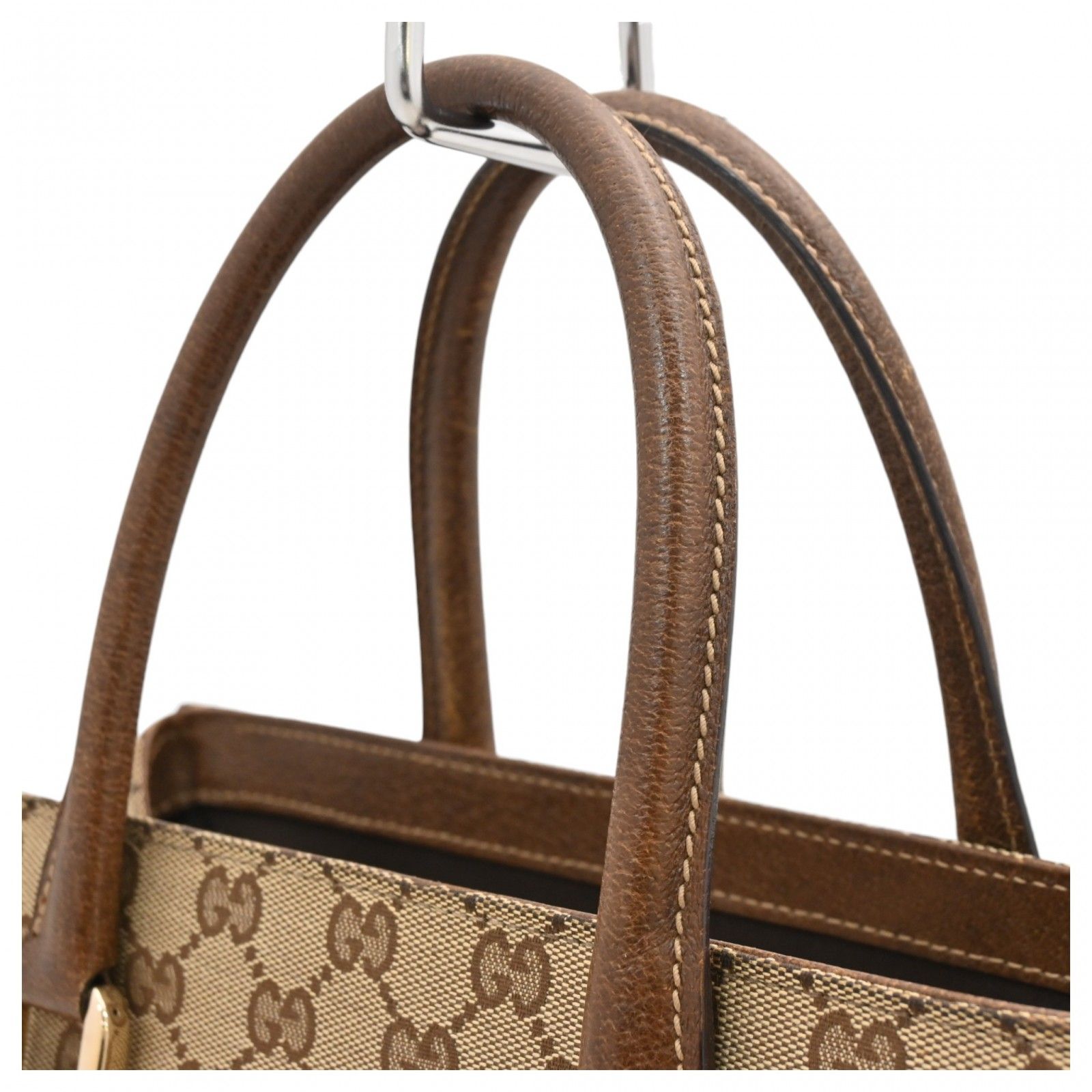 Gucci ブラウン ハンドバッグ Gucci Blondie medium top handle bag in brown leather | GUCCI® US