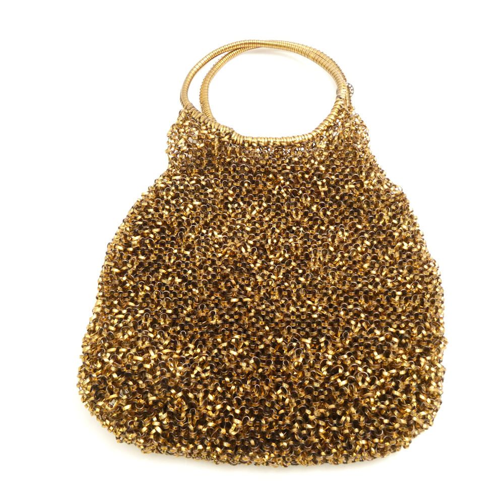 未使用　アンテプリマ　スタンダード　ラウンド縦型　ゴールド ANTEPRIMA アンテプリマ スタンダード ラウンド 縦型 ワイヤーバッグ