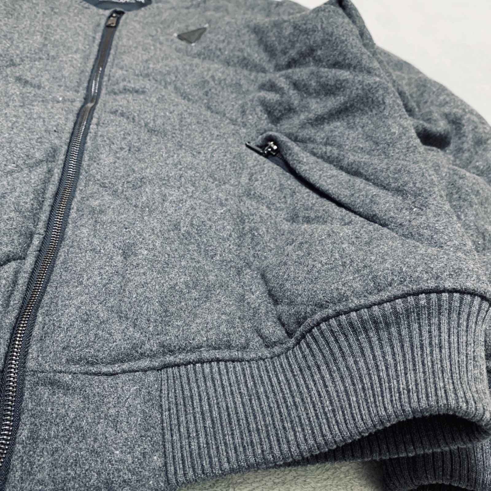 ROCAWEAR ボンバージャケット パデッドジャケット ブルゾン ウール