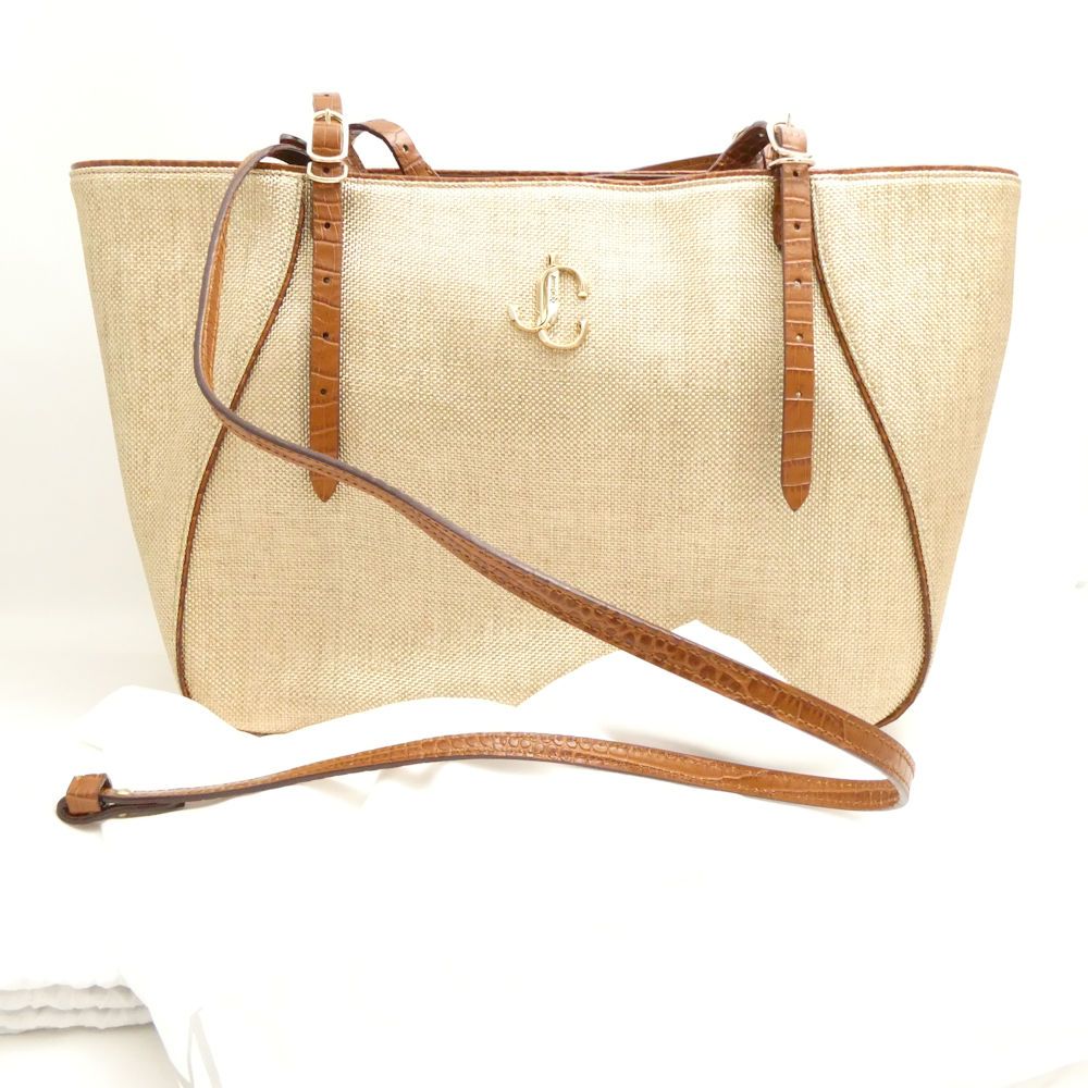 美品 JIMMY CHOO ジミーチュウ ヴァレンヌ VARENNE Tote 2WAYバッグ