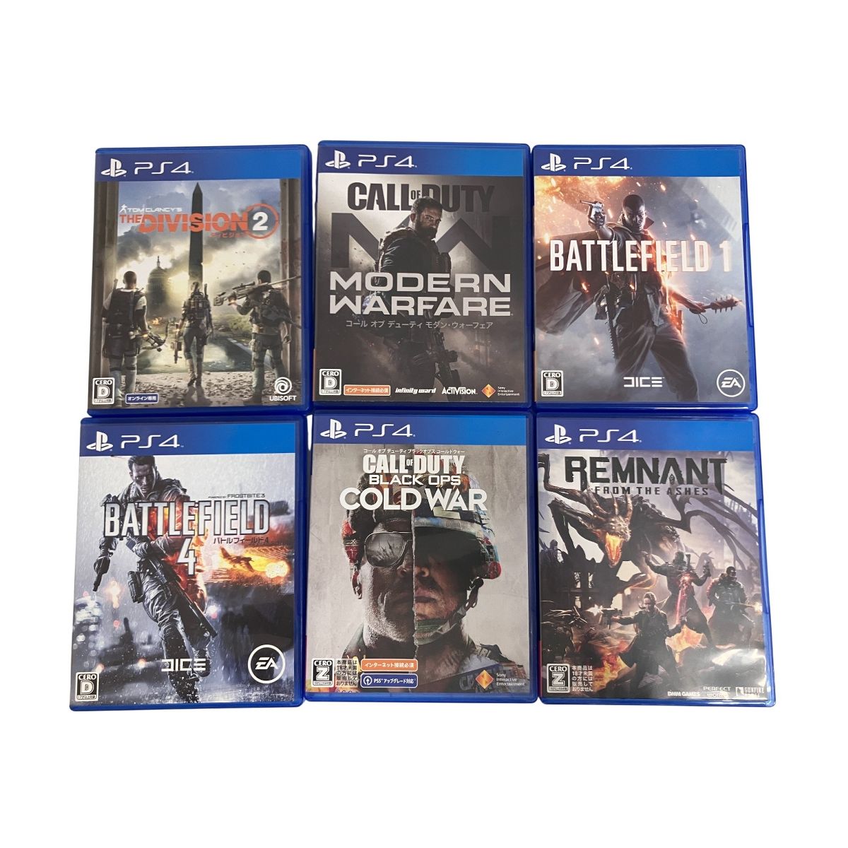 SONY PS 4 PlayStation CUH-2000 A ブラック ゲーム機 カセット6点セット ソニー レトロゲーム LANケーブル