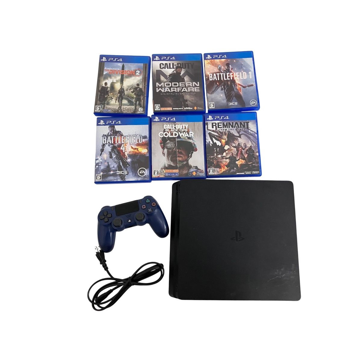 SONY PS 4 PlayStation CUH 2000 A ブラック ゲーム機 カセット6点セット ソニー