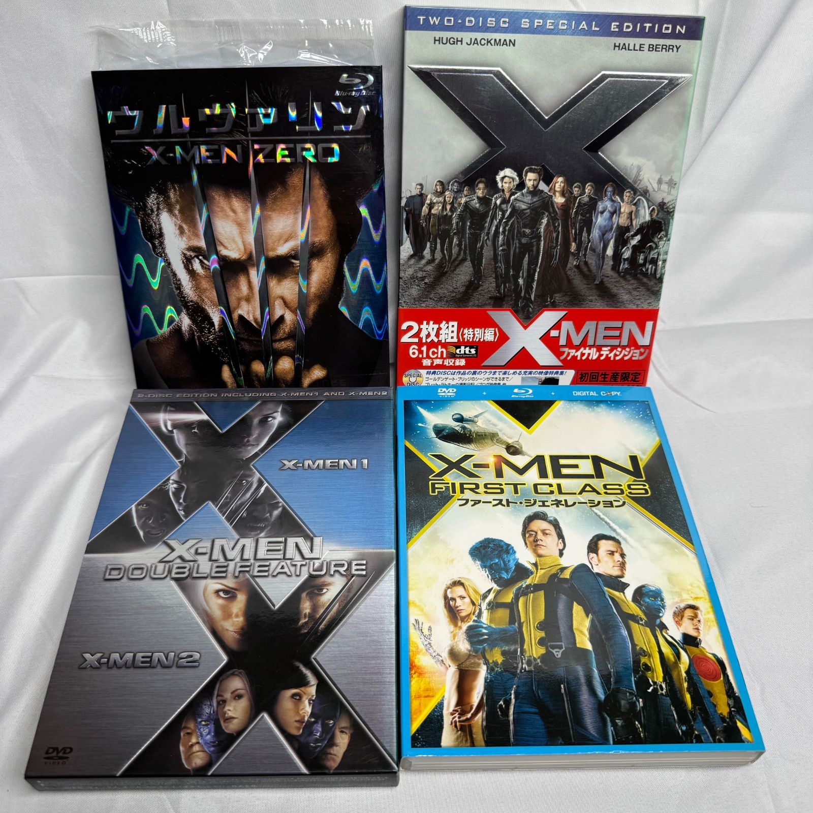 4点セット】X-MEN DVD & Blu-ray まとめ売り ウルヴァリン ZERO
