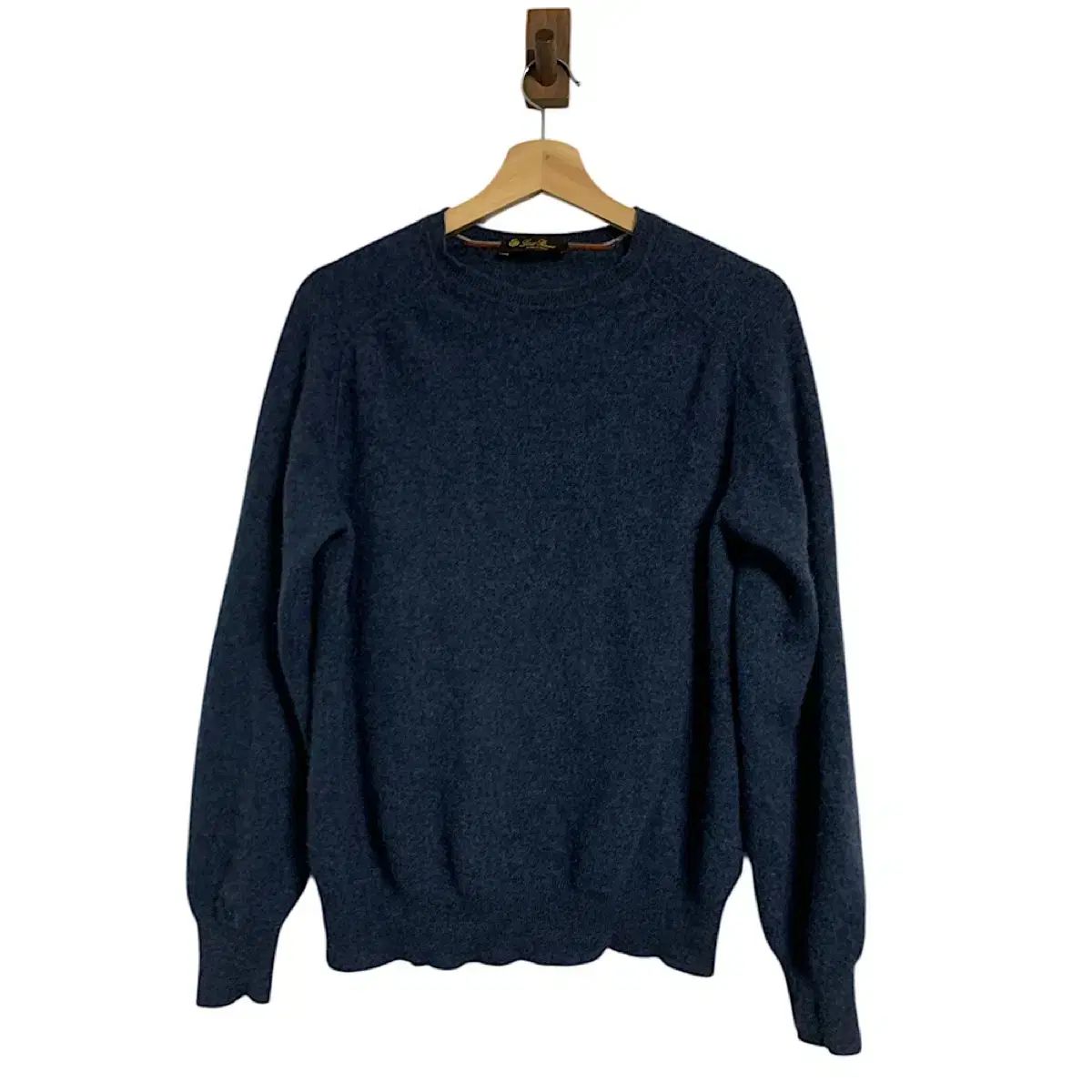 ロロ ピアーナ ネイビー カシミア ニット 52