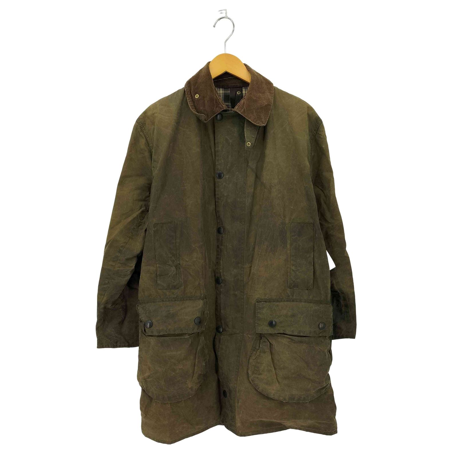 バブアー Barbour 90 s イングランド製 BORDER ボーダー オイルドジャケットオリーブ メンズ 表記無