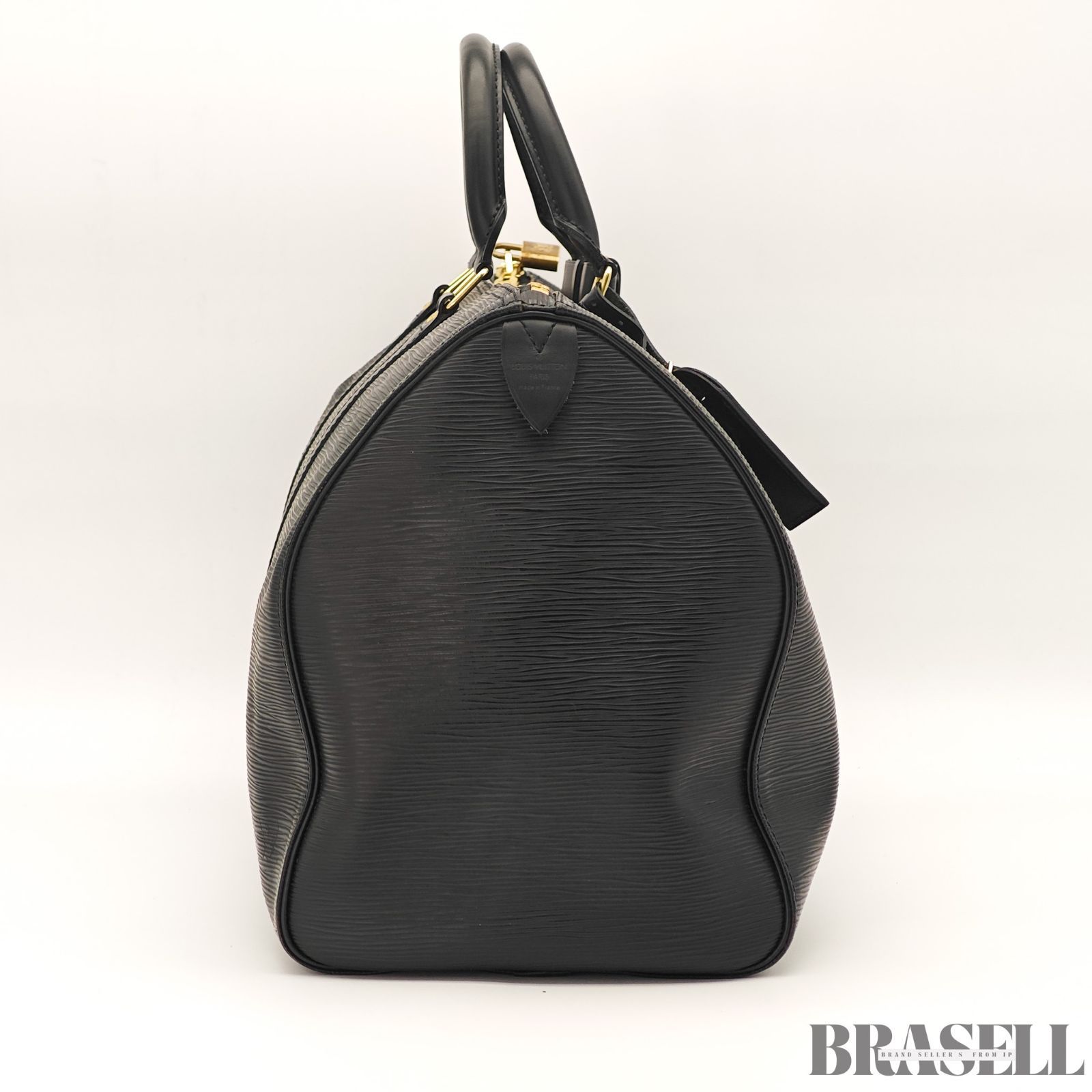 【LOUIS VUITTON】ボストンバッグ　キーポル50 エピ　ブラック LOUIS VUITTON/ルイヴィトン】〈keepall50/キーポル50〉男らしいエピが