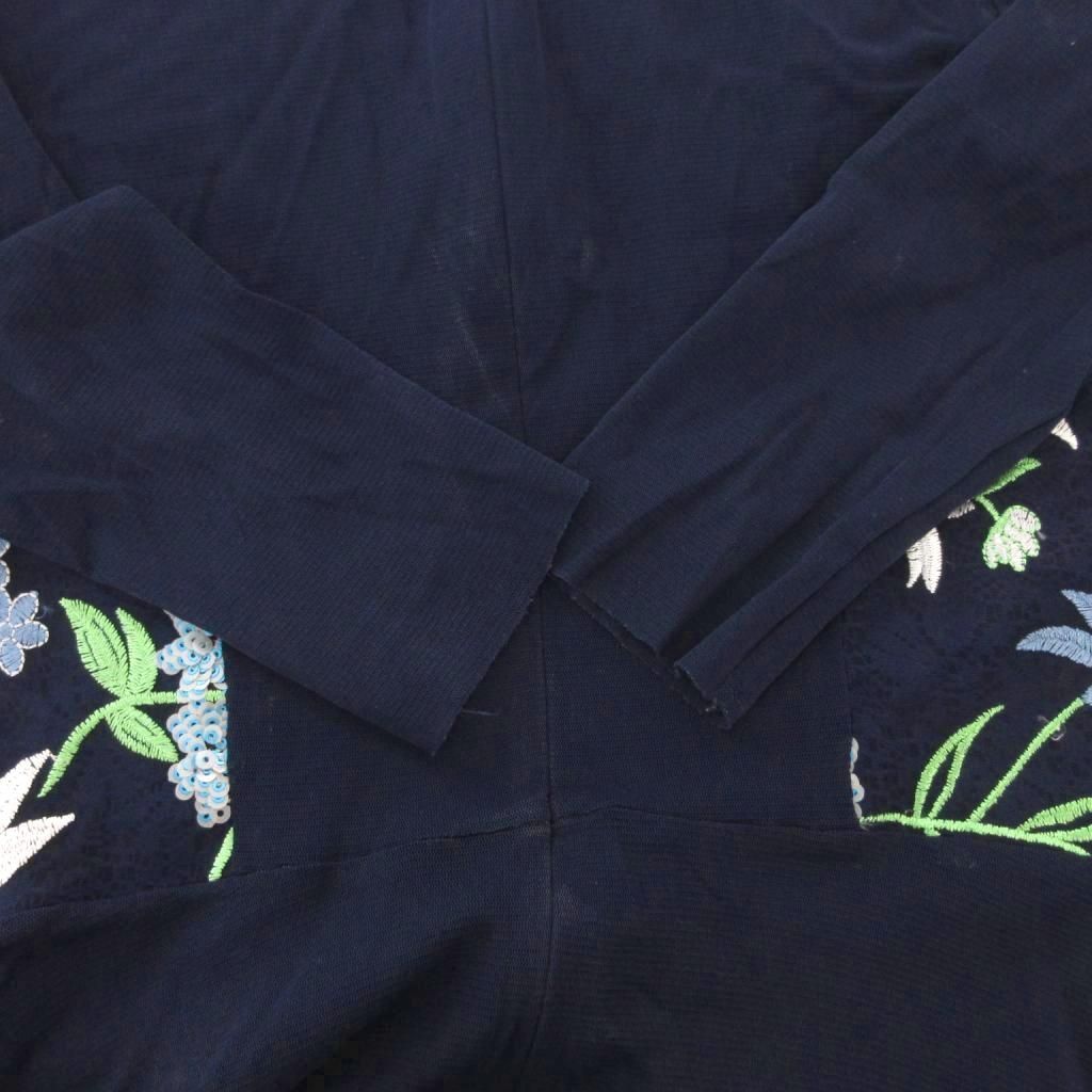 ヴィヴィアンタム VIVIENNE TAM ワンピース ミモレ ロング 花がら刺繍