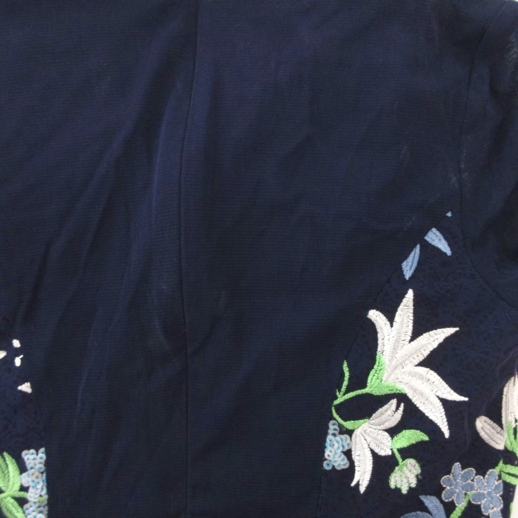 ヴィヴィアンタム VIVIENNE TAM ワンピース ミモレ ロング 花がら刺繍