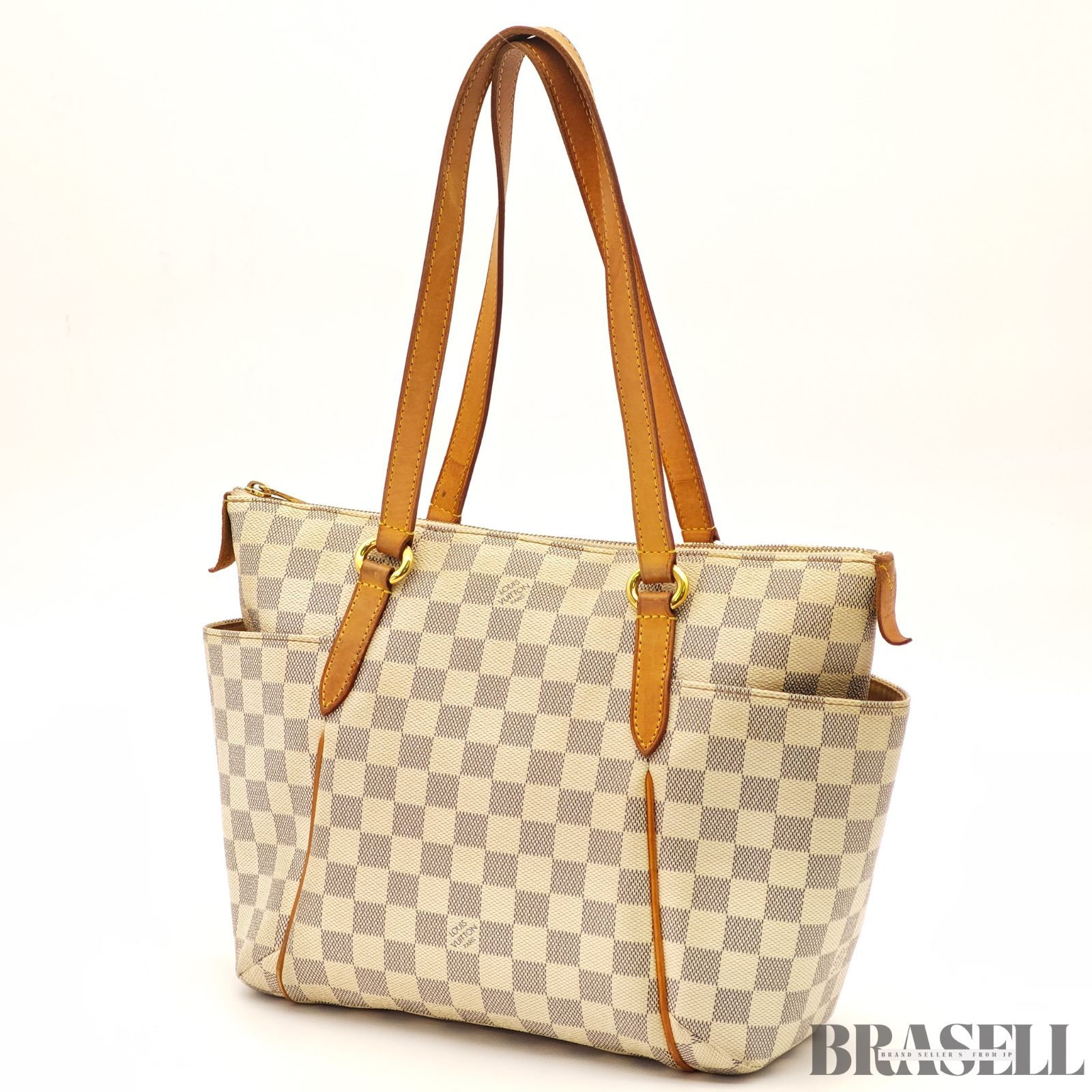 LOUIS VUITTON トータリーMM N 51262 バッグ トートバッグ ベージュ レディース メンズ