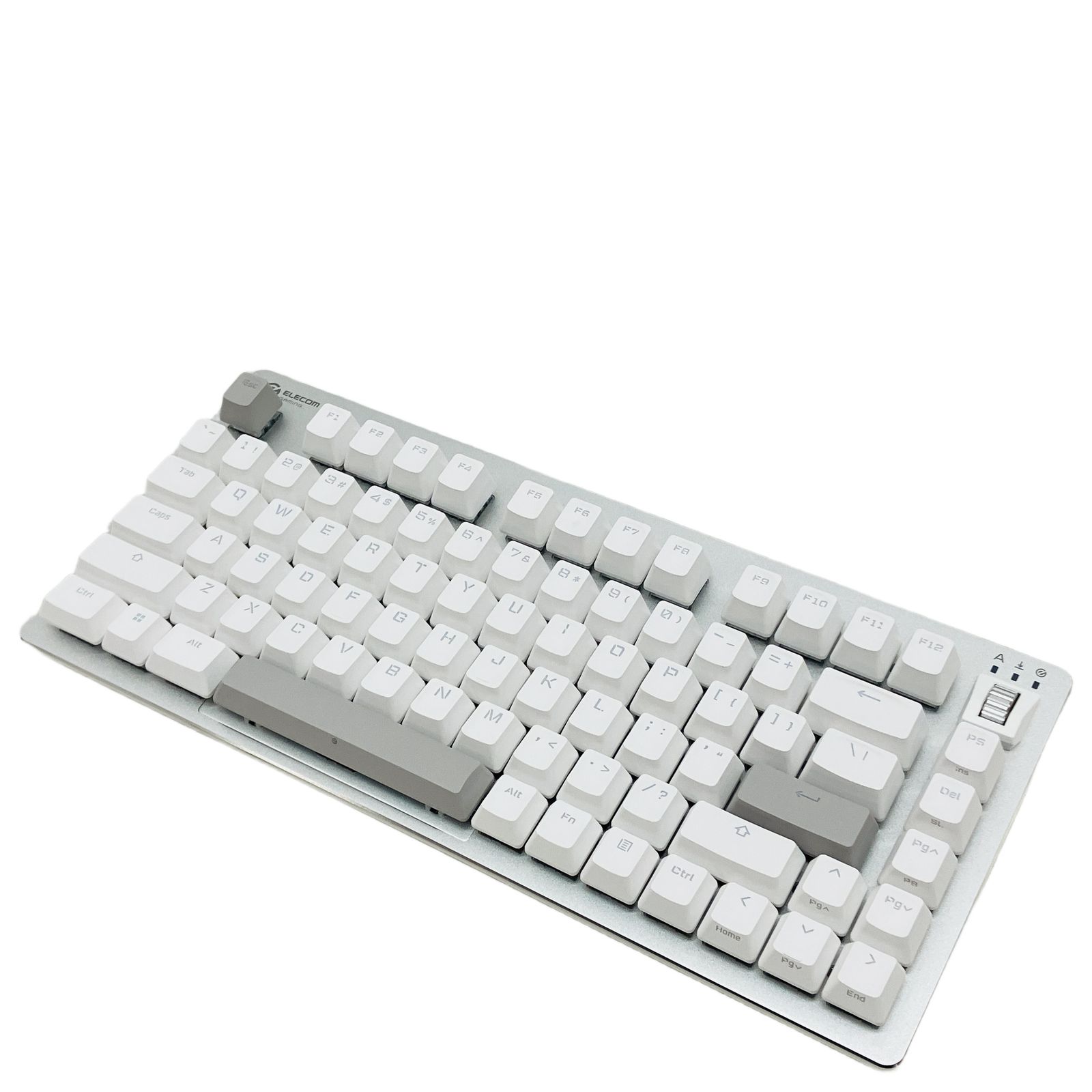 ELECOM VK 720 A 75% ゲーミング キーボード ラピッドトリガー搭載 ホワイト PC周辺機器 エレコム