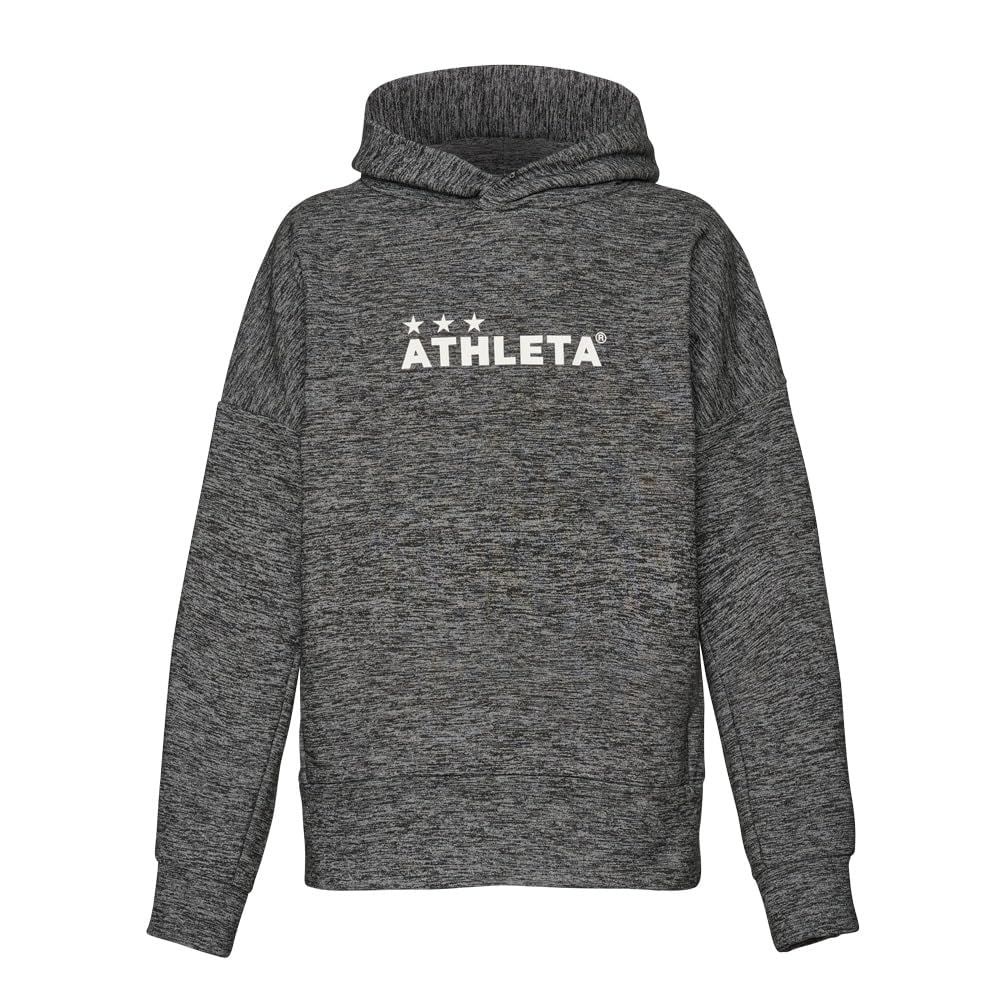 アスレタ ATHLETA スウェットパーカー 裏起毛 チャコール 03378 66