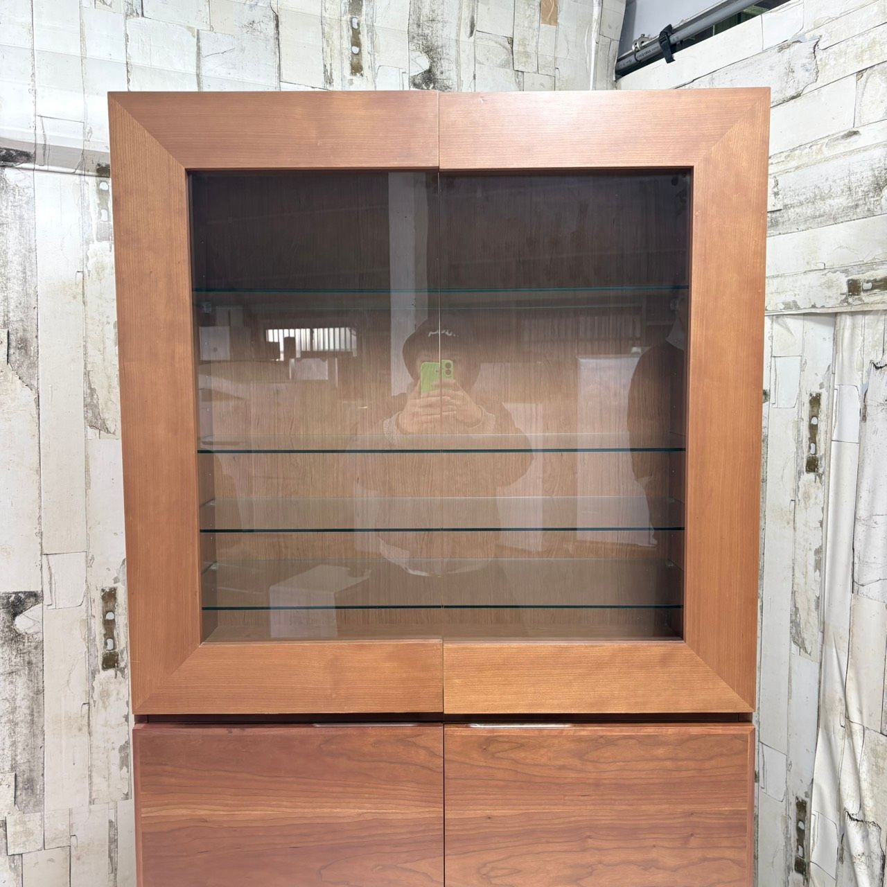 ACTUS アクタス shine 収納棚 食器棚 W900 - メルカリ